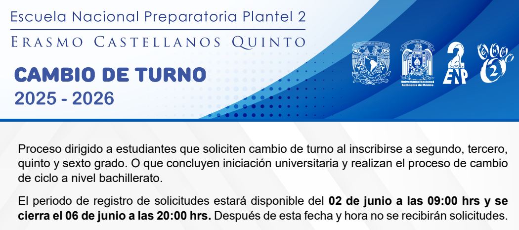 Cambio de turno 2025